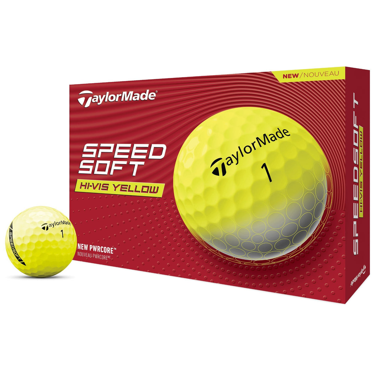 Taylor Made SpeedSoft Golfbälle, 12 Stück - Golflaedchen.de