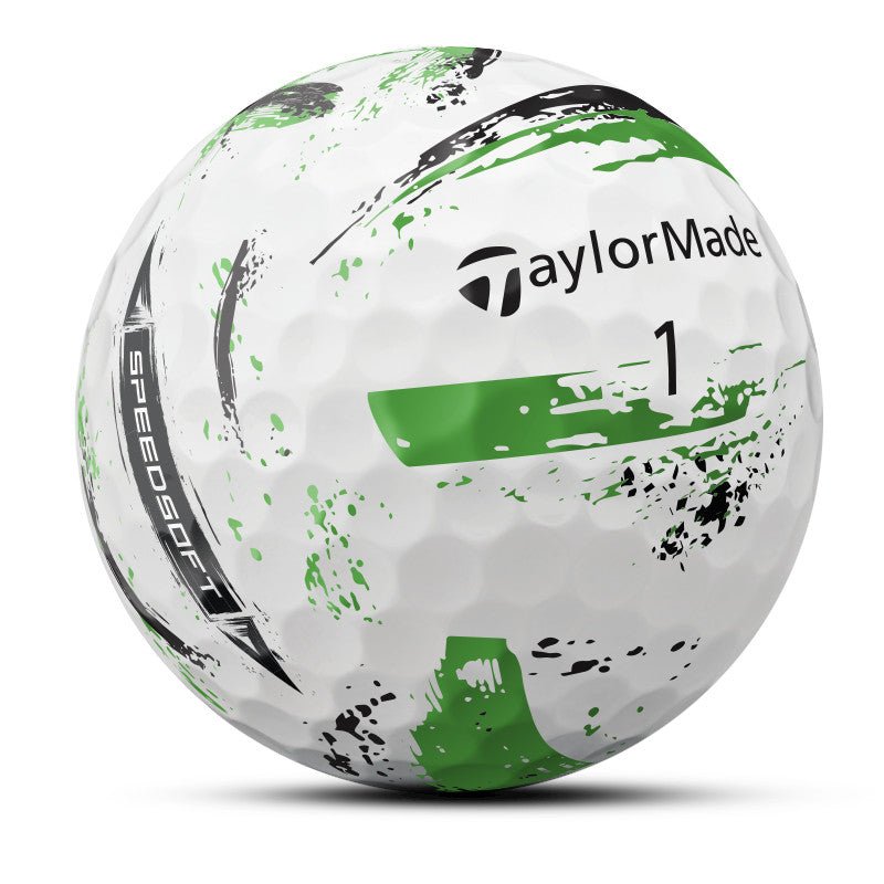 Taylor Made 2026 SpeedSoft INK Golfbälle, Multi - Color, 12 Stück - Golflaedchen.de