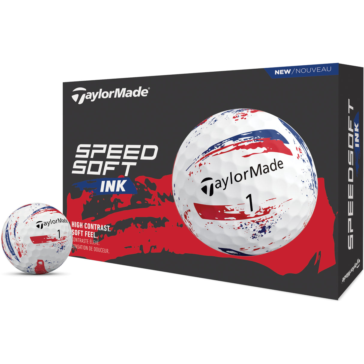 Taylor Made 2026 SpeedSoft INK Golfbälle, 12 Stück - Golflaedchen.de
