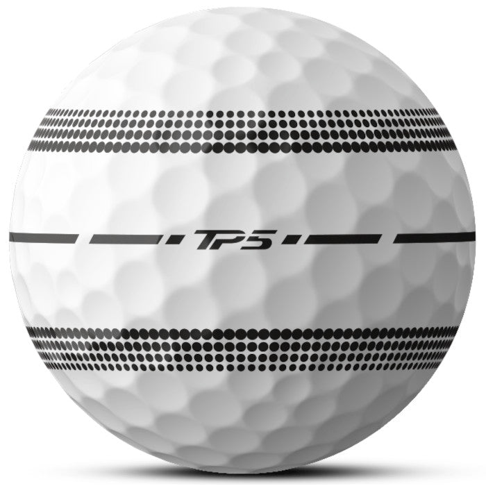 Taylor Made 2025 TP5 Stripe Golfbälle, 12 Stück - Golflaedchen.de