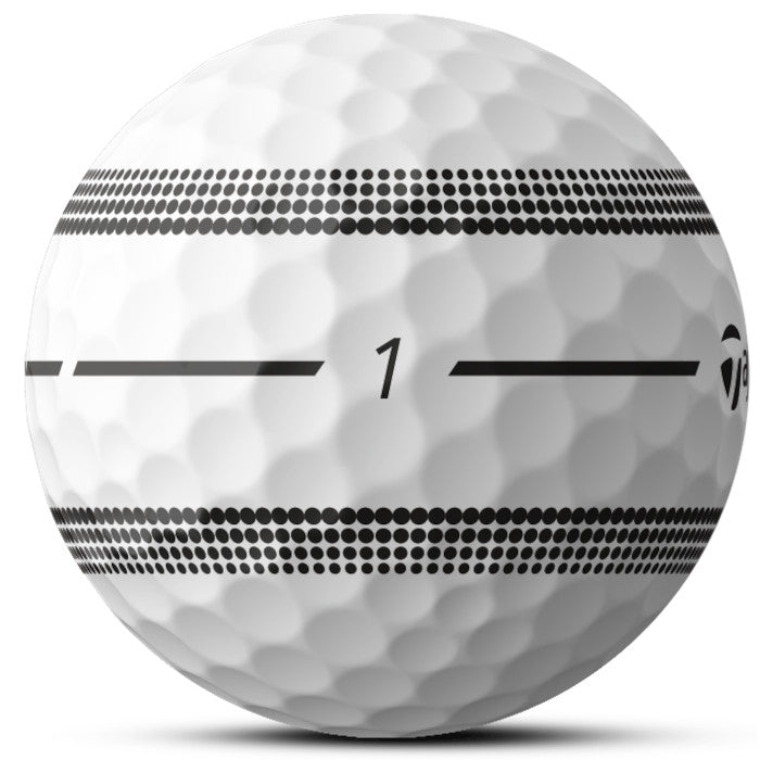 Taylor Made 2025 TP5 Stripe Golfbälle, 12 Stück - Golflaedchen.de