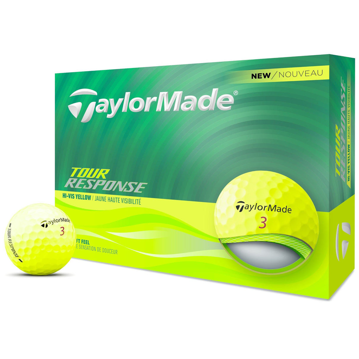Taylor Made Tour Response Golfbälle, 12 Stück - Golflaedchen.de