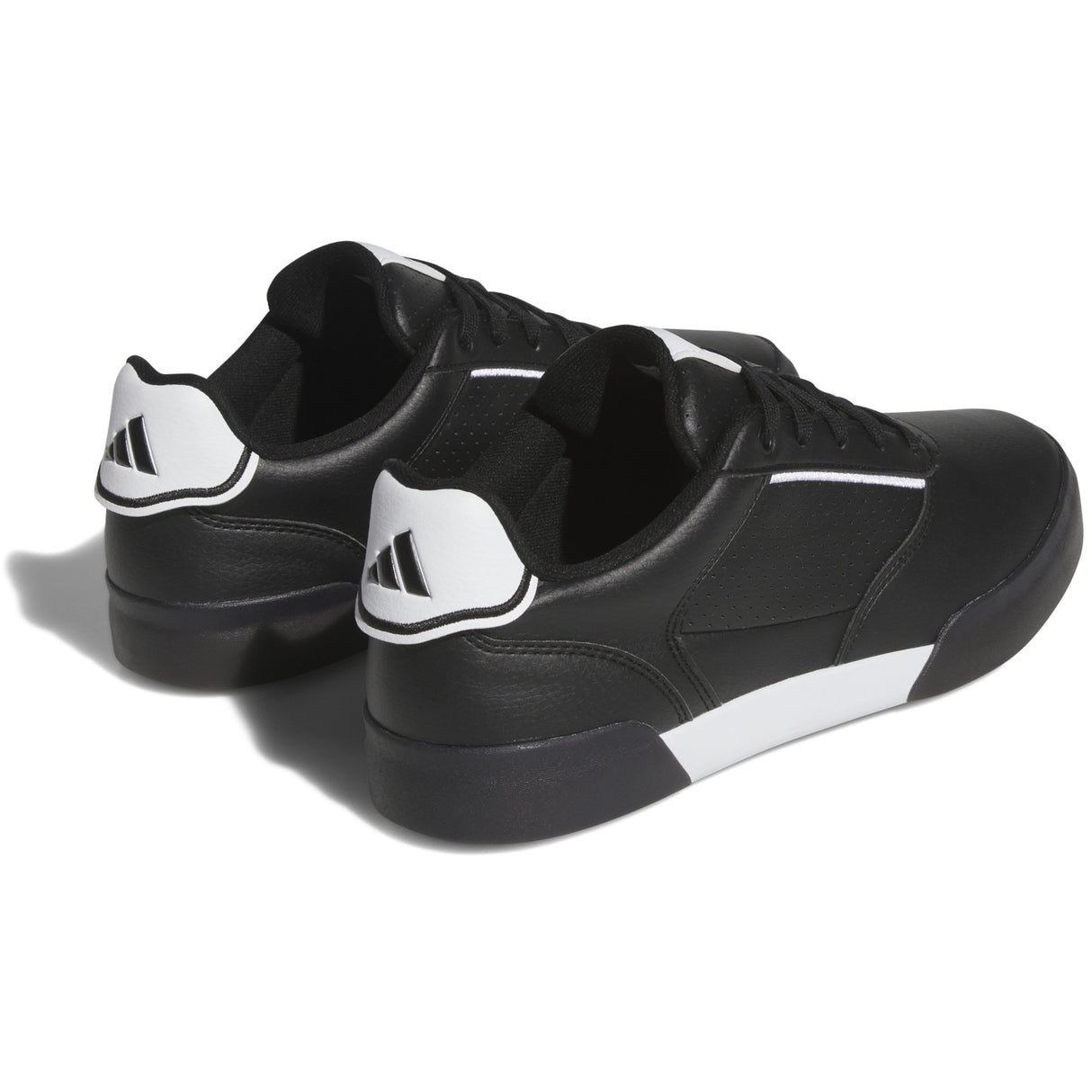 Adidas RetroCross Herren Golfschuhe, Schwarz / Weiß - Golflaedchen.de