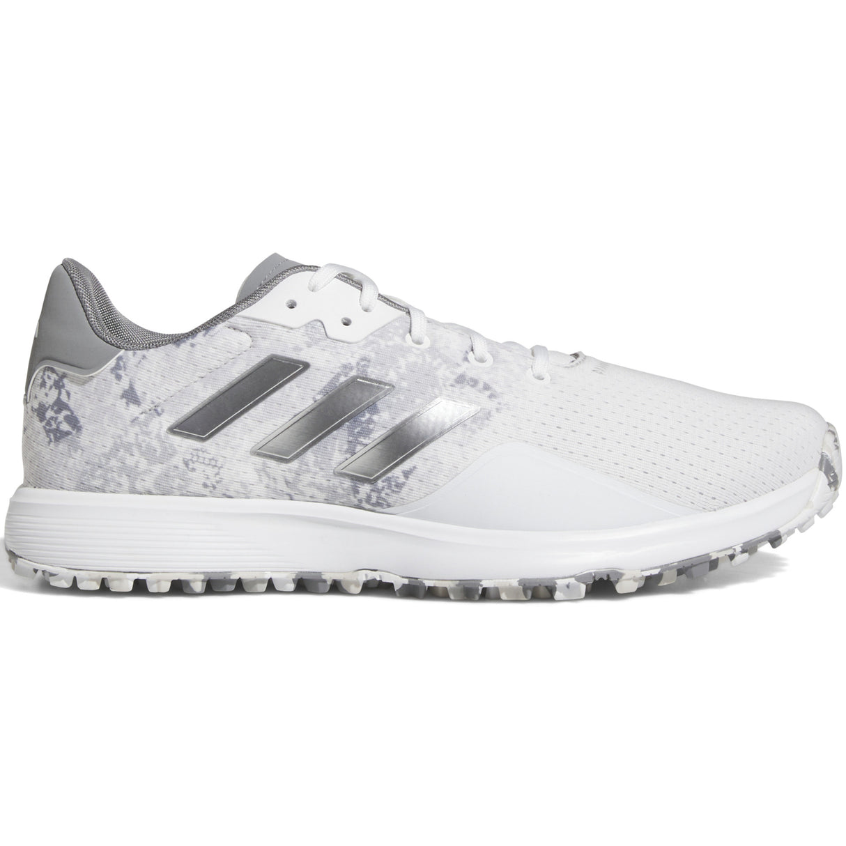 Adidas S2G SL Herren Golfschuhe, Weiß / Grau - Golflaedchen.de