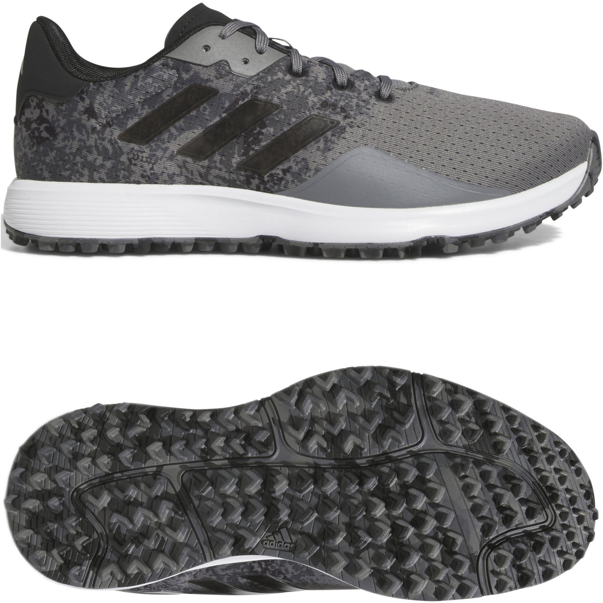 Adidas S2G SL Herren Golfschuhe, Schwarz / Grau - Golflaedchen.de
