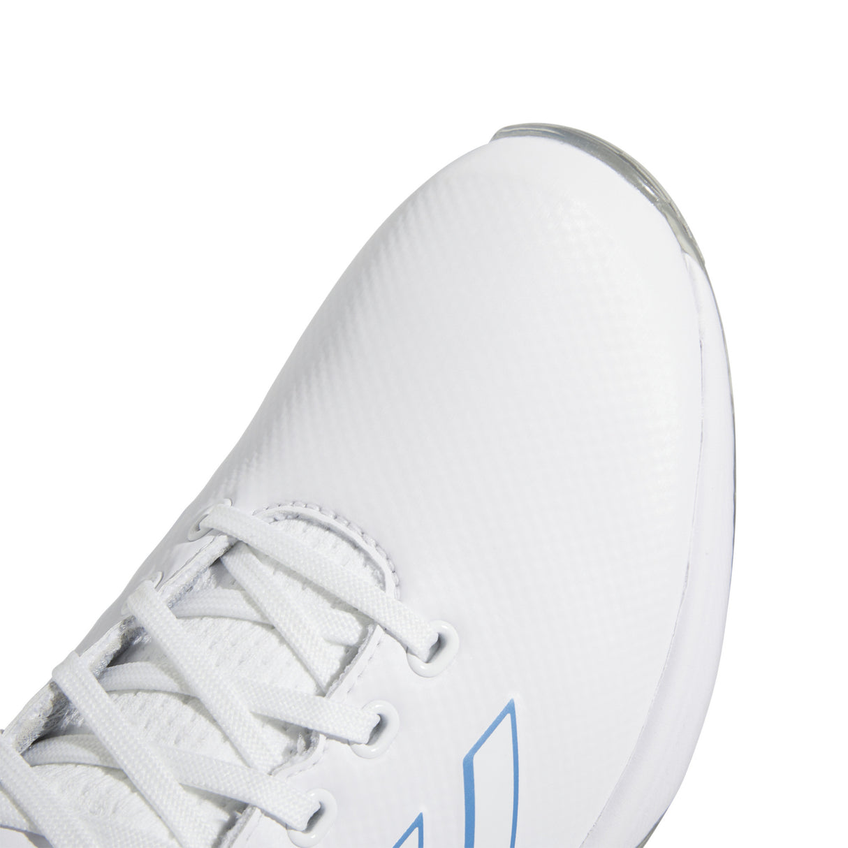 Adidas ZG23 Damen Golfschuhe, Weiß / Blau / Silbergrau - Golflaedchen.de