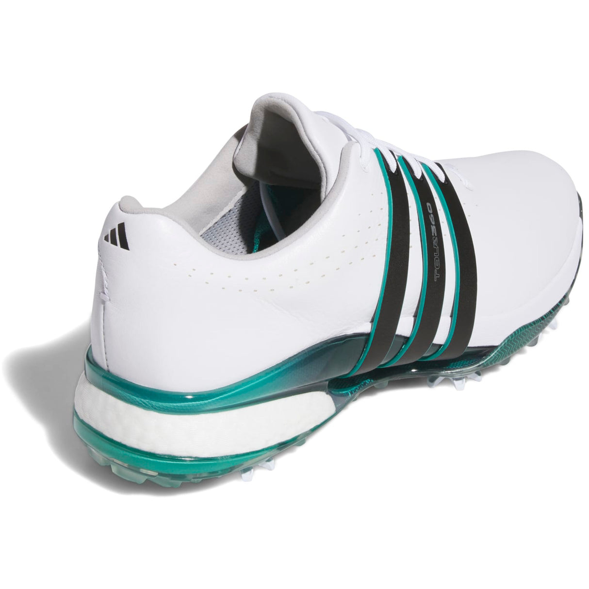 Adidas Tour 360 Herren Golfschuhe, Weiß / Schwarz / Grün - Golflaedchen.de
