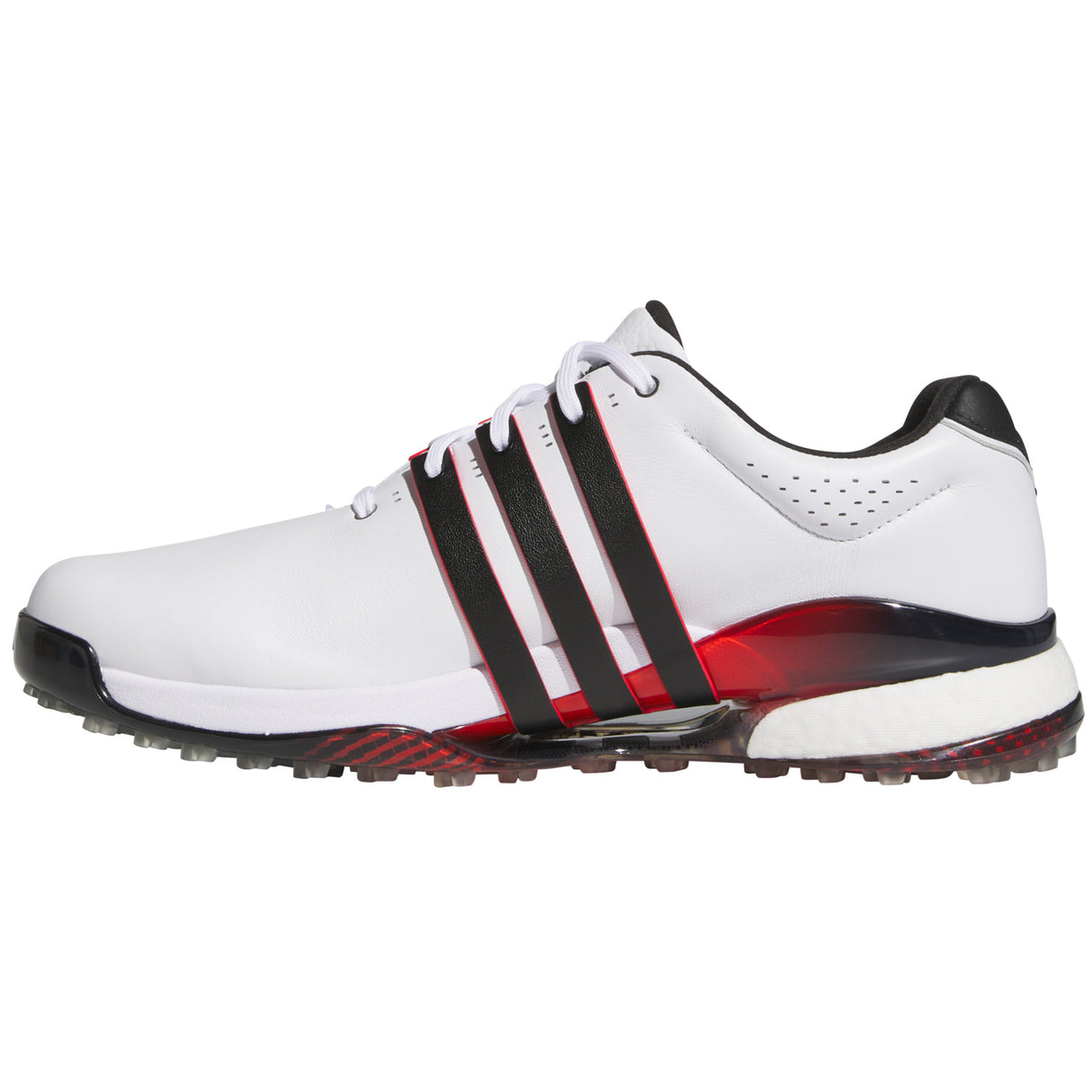 Adidas Tour 360 SL Herren Golfschuhe 2026, Weiß / Schwarz / Rot - Golflaedchen.de