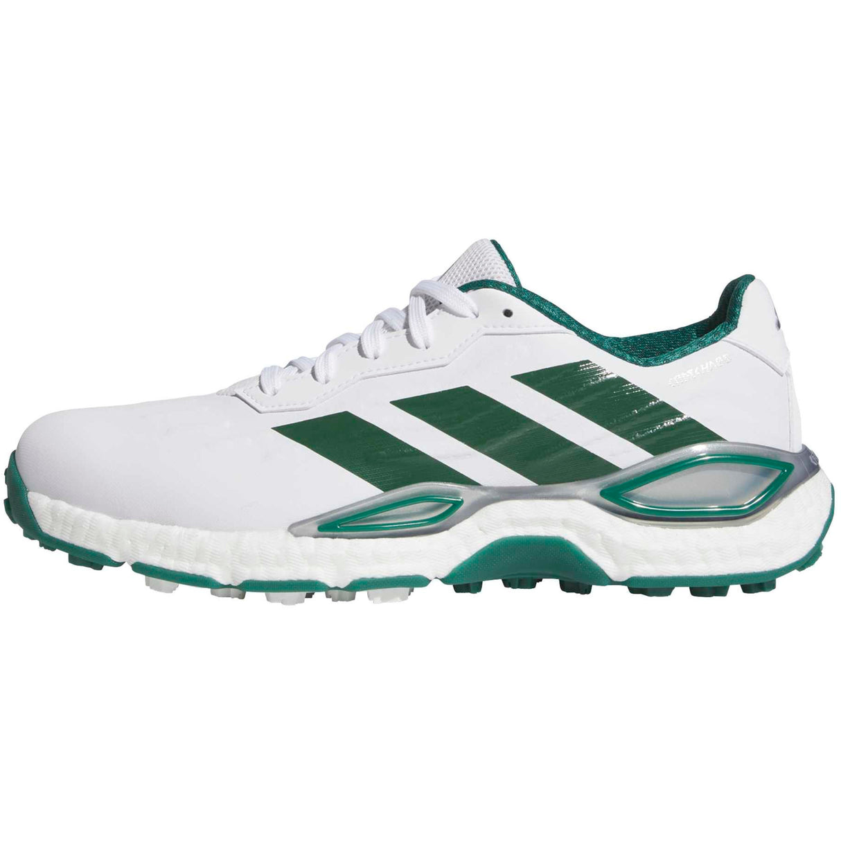 Adidas 2027 CodeChaos Herren Golfschuhe, Weiß / Grün - Golflaedchen.de