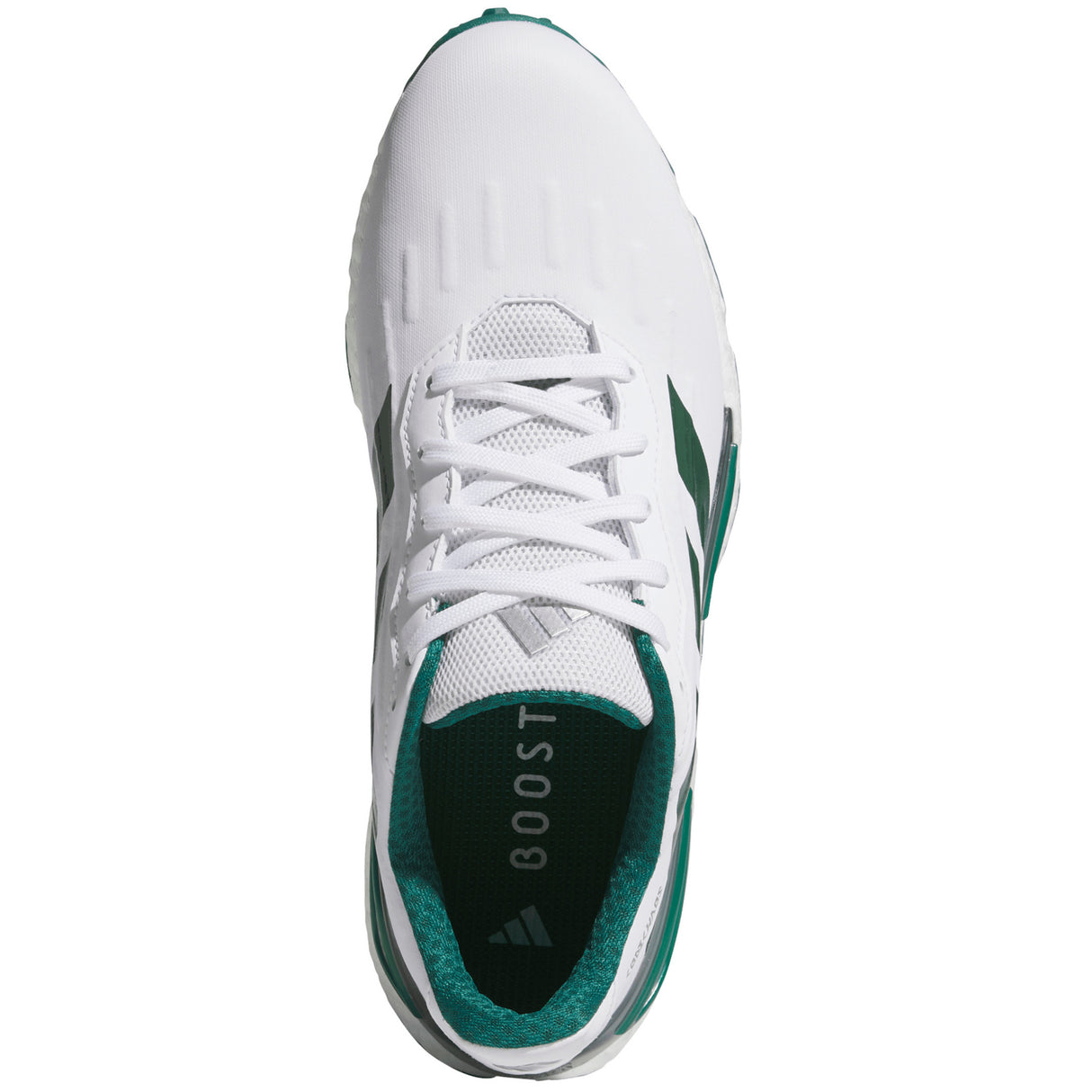 Adidas 2027 CodeChaos Herren Golfschuhe, Weiß / Grün - Golflaedchen.de