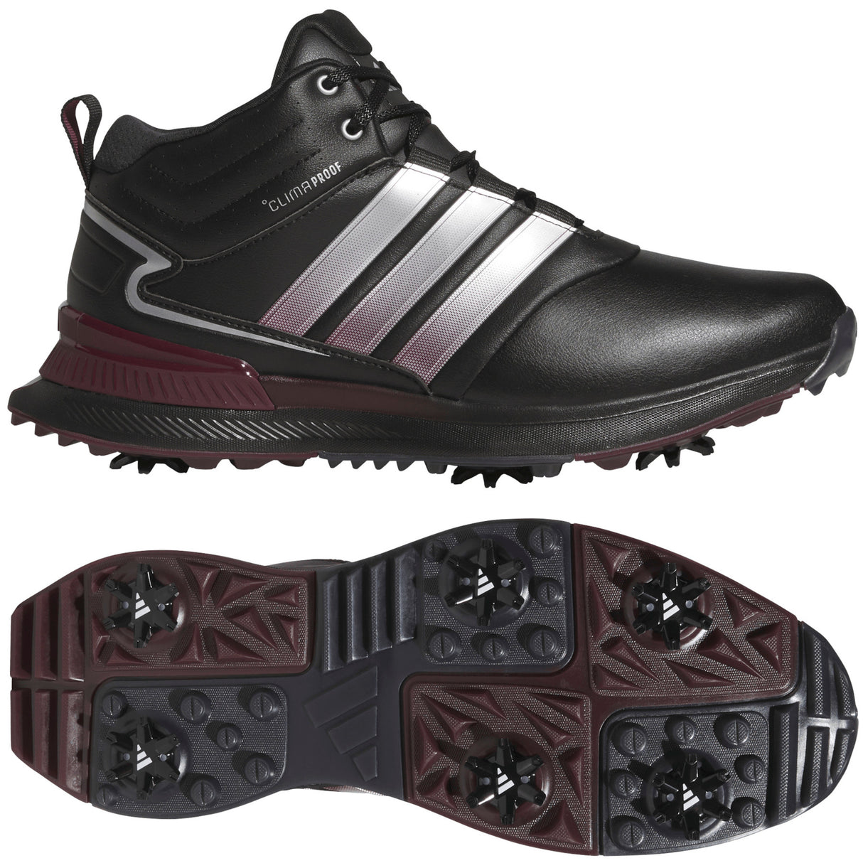 Adidas R2C Mid Damen Golfschuhe, Schwarz