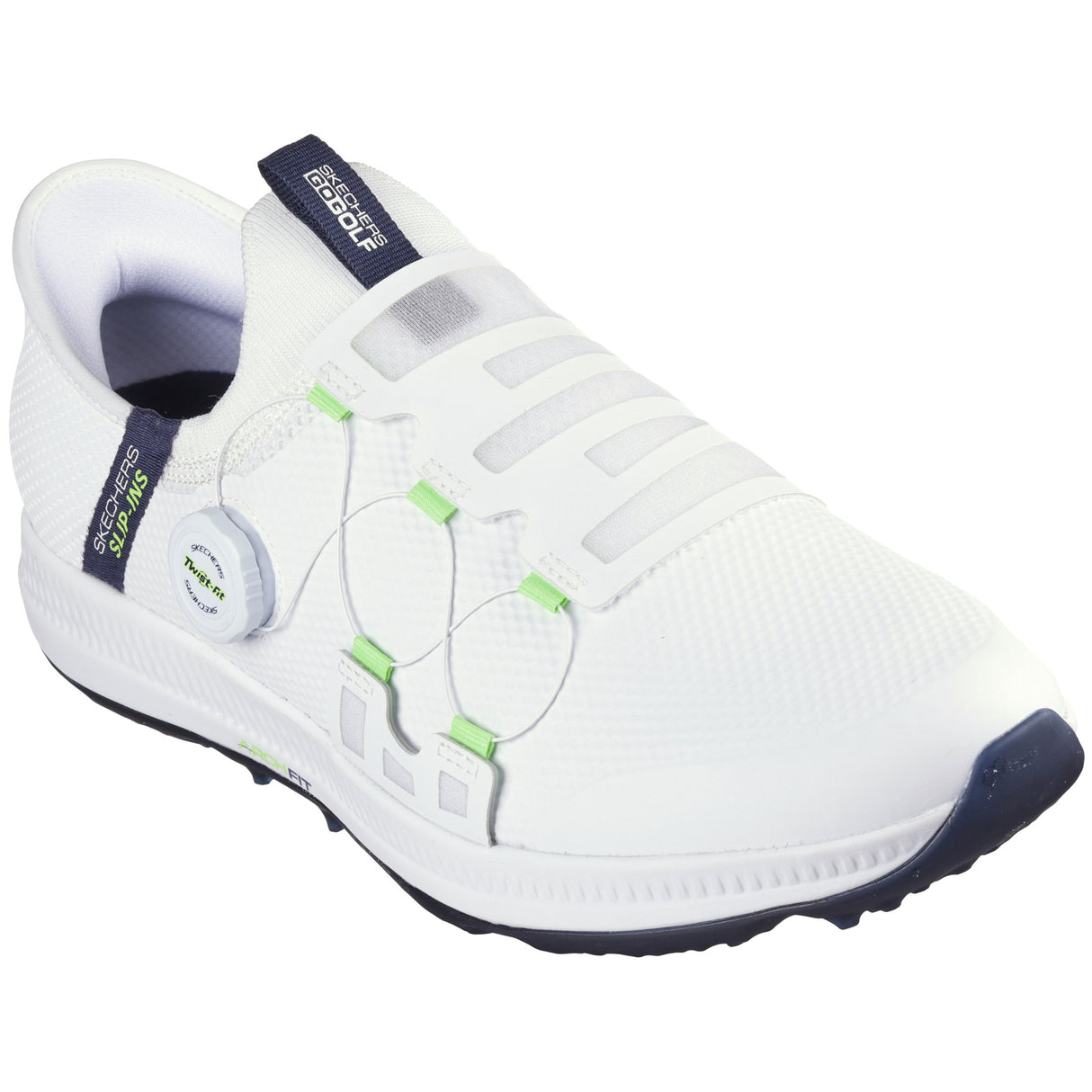 Skechers Elite 5 Twist Slip In Herren Golfschuhe, Weiß - Golflaedchen.de