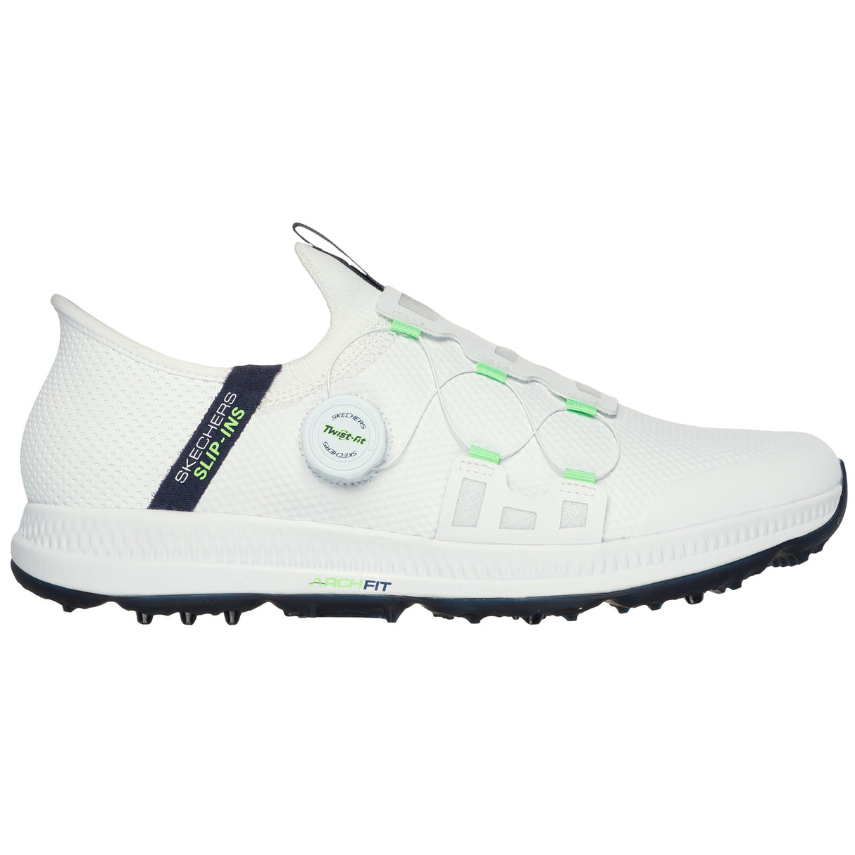 Skechers Elite 5 Twist Slip In Herren Golfschuhe, Weiß - Golflaedchen.de