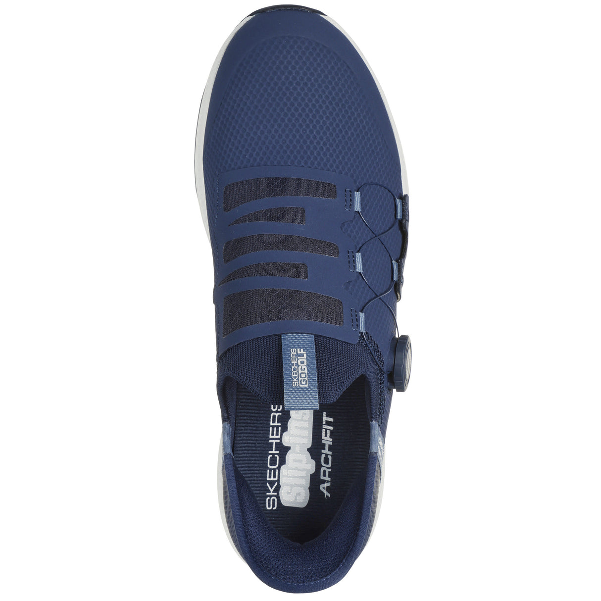 Skechers Elite 5 Twist Slip In Herren Golfschuhe, Navy - Golflaedchen.de