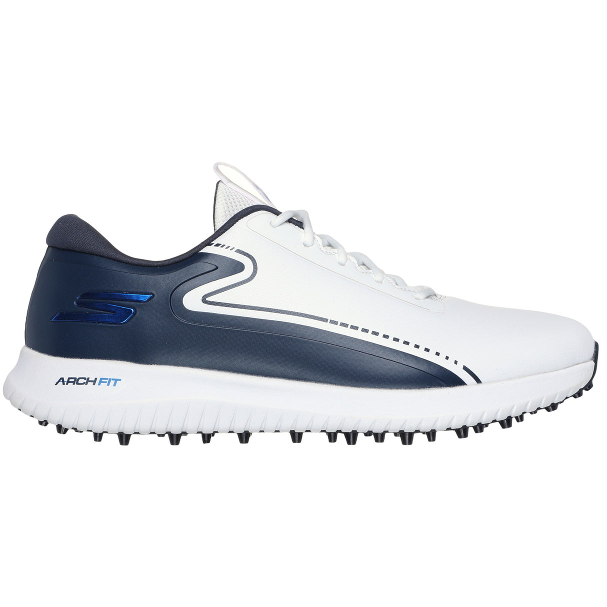 Skechers Max 3 Herren Golfschuhe, Weiß / Navy - Golflaedchen.de