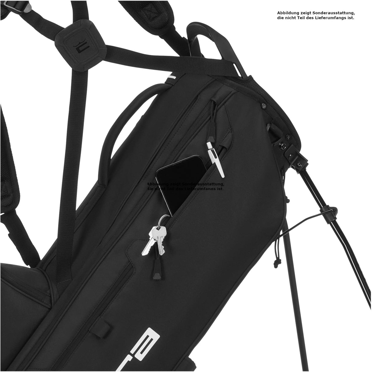 Cobra 2025 Ultralight Pro Standbag, Schwarz - Golflaedchen.de
