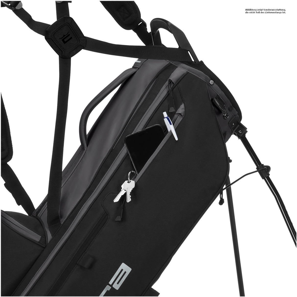 Cobra 2025 Ultralight Pro Standbag, Schwarz / Grau - Golflaedchen.de