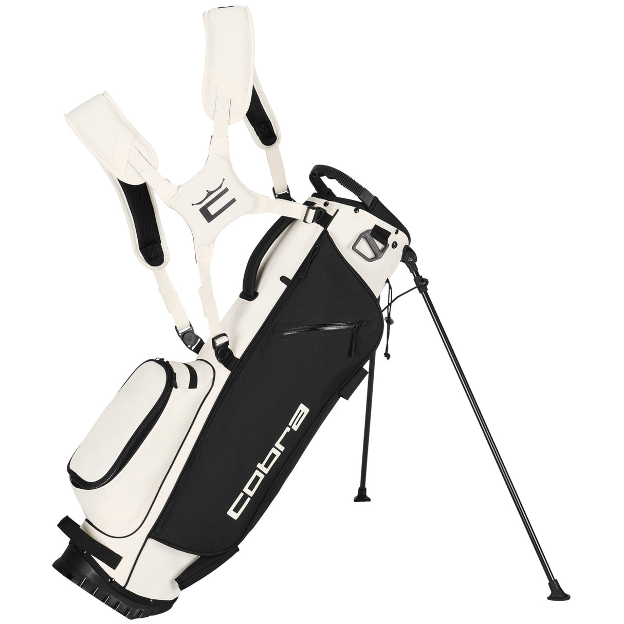 Cobra 2025 Ultralight Standbag, Offwhite / Schwarz - Golflaedchen.de