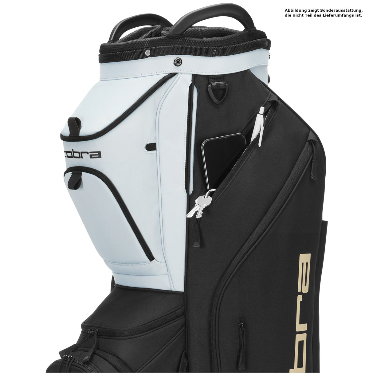 Cobra 2025 Ultralight Pro Cartbag, Schwarz / Offwhite - Golflaedchen.de