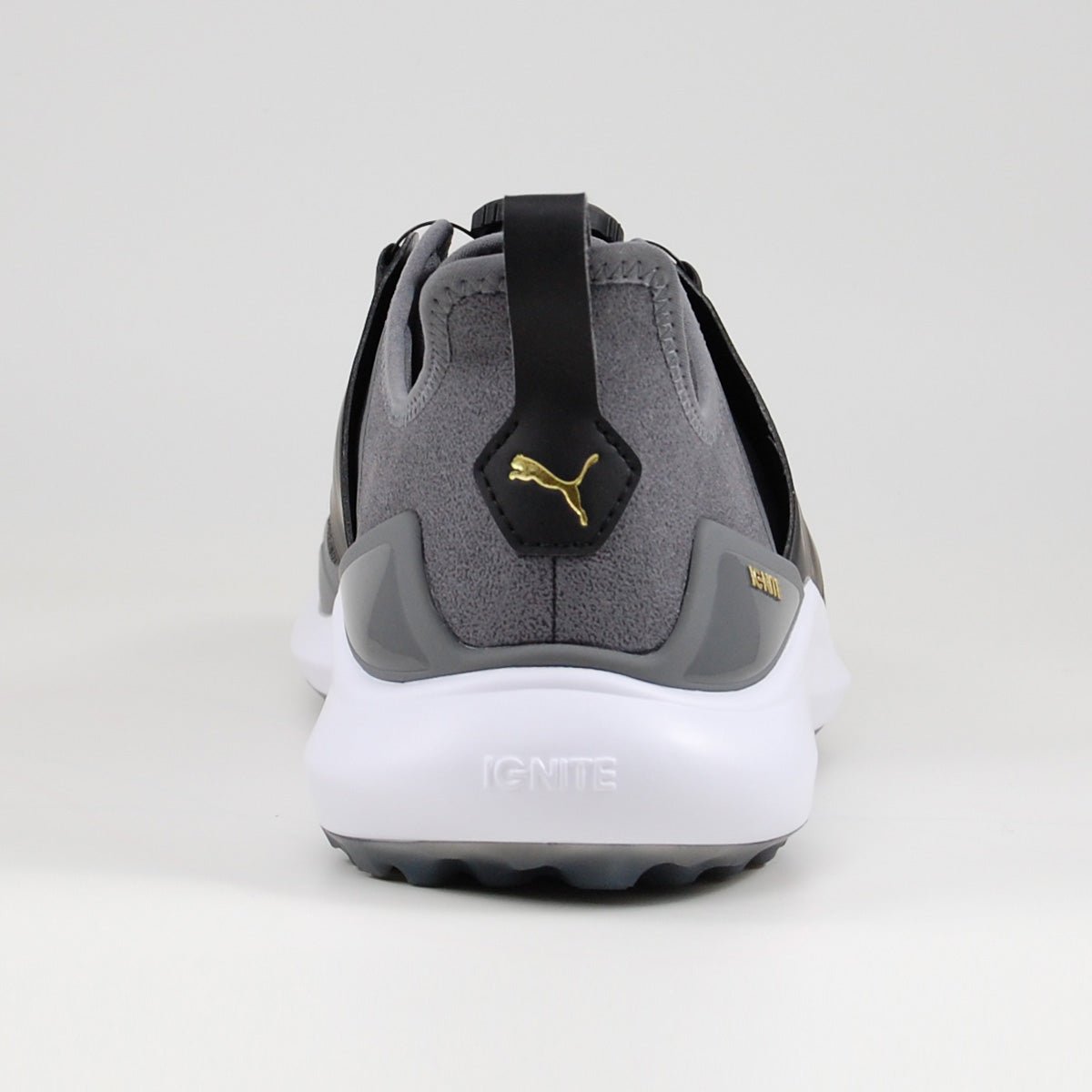 Puma IGNITE NXT Disc Herren Golfschuhe, Dunkelgrau / Schwarz - Golflaedchen.de