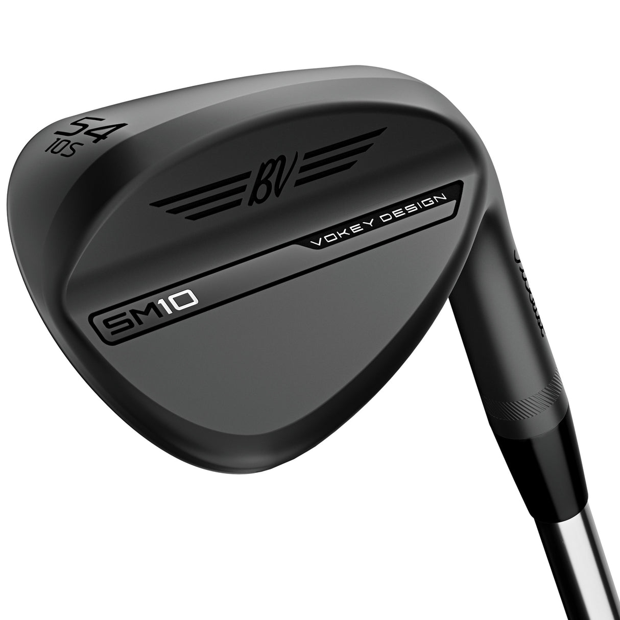 Titleist Vokey Design SM10 Wedge, Jet Black, Stahlschaft, Herren Linkshand - Golflaedchen.de