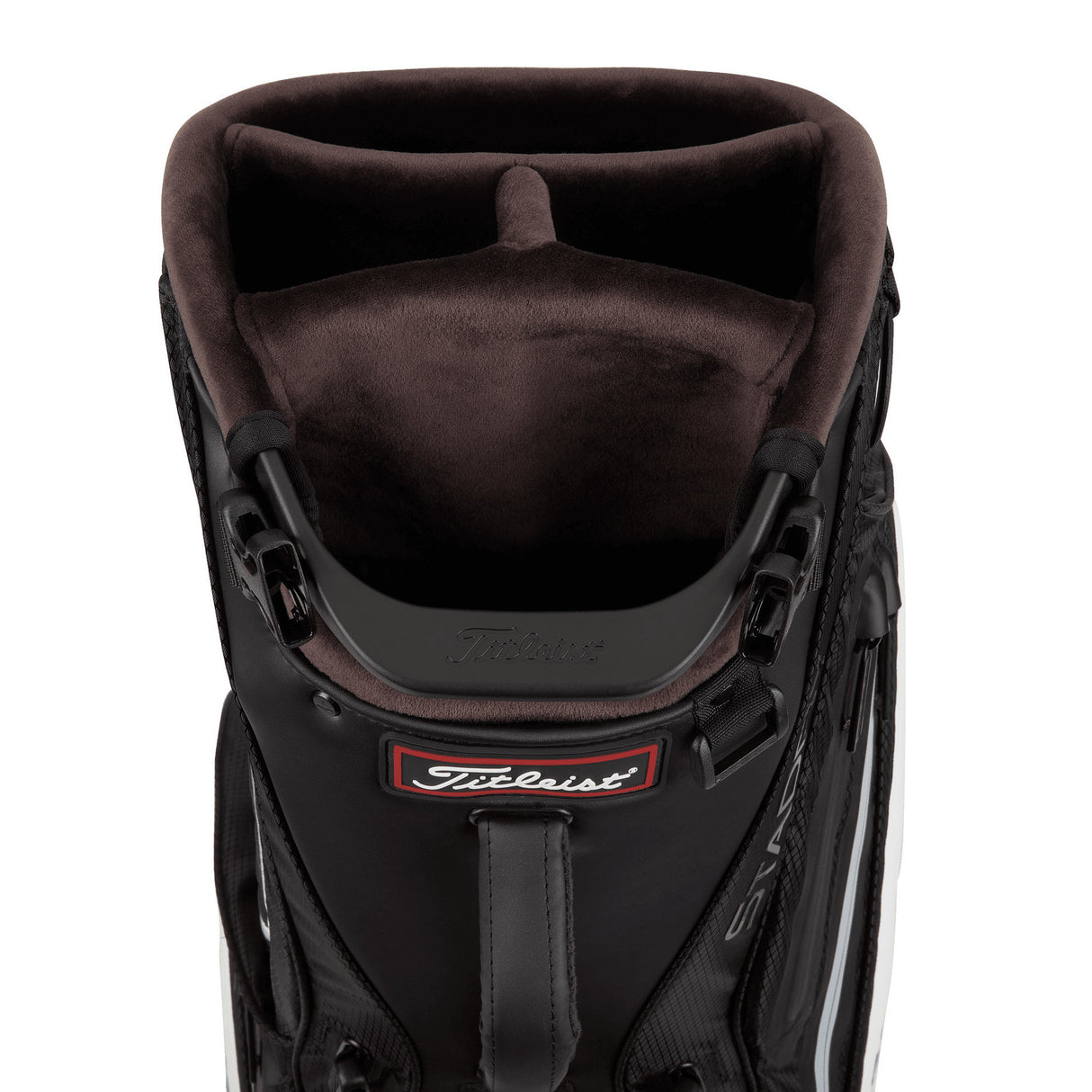 Titleist 2026 Premium Tour Staff StaDry Waterproof Standbag, Weiß / Schwarz - Golflaedchen.de