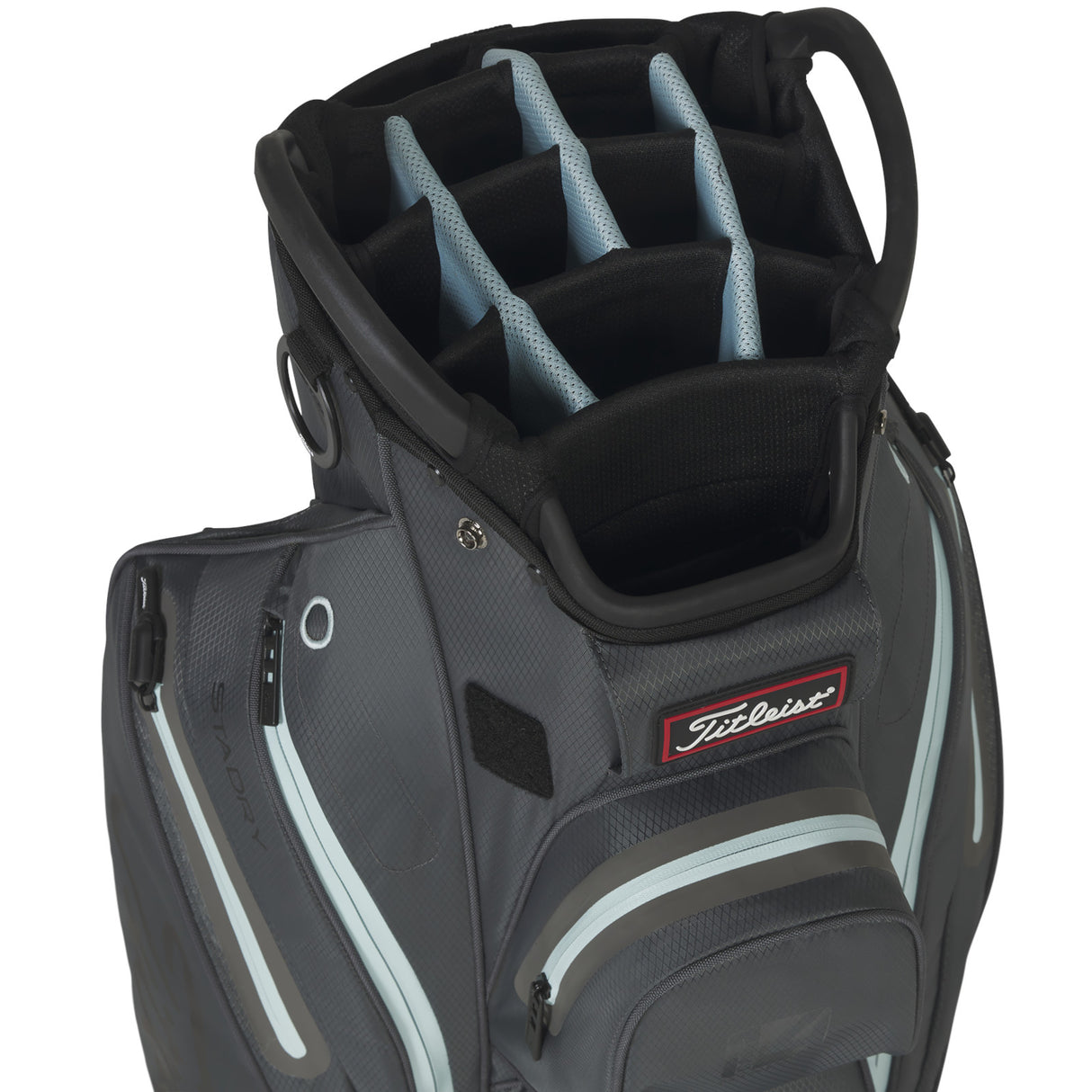 Titleist 2025 Cart 14 StaDry Waterproof Cartbag, Charcoal Sky - Golflaedchen.de