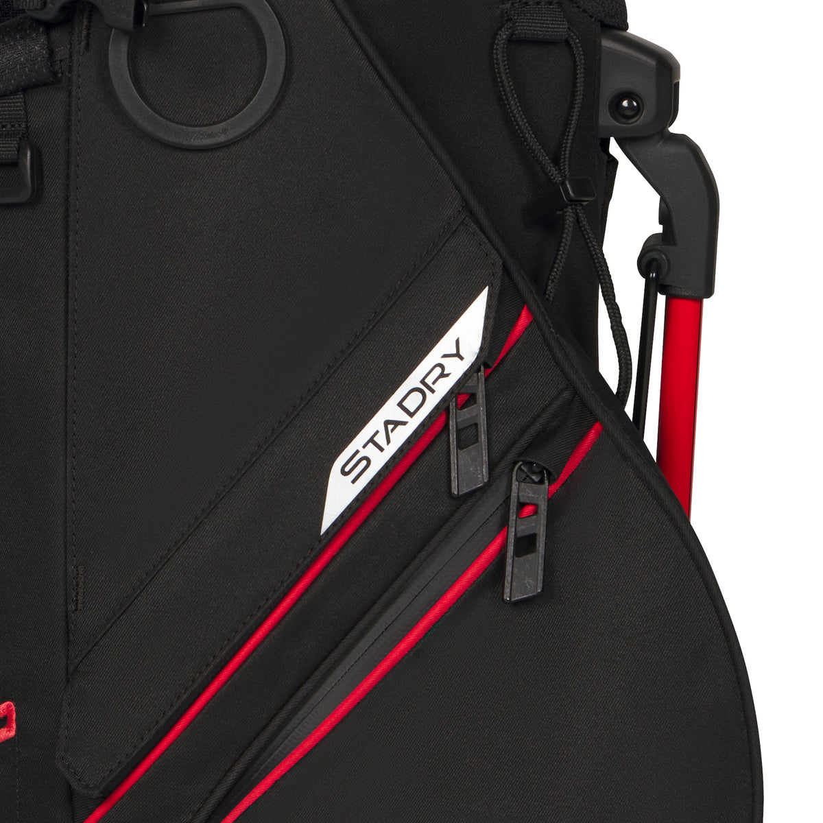 Titleist Players S4 StaDry Waterproof Standbag, Schwarz / Rot - Golflaedchen.de