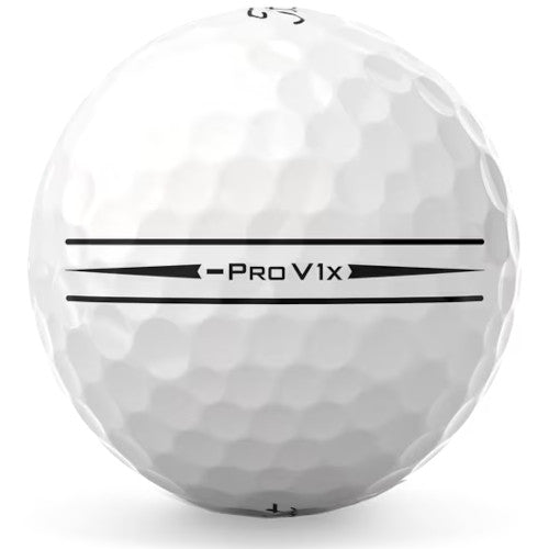 Titleist Pro V1x Left Dash Alignment Golfbälle 2026, 12 Stück - Golflaedchen.de