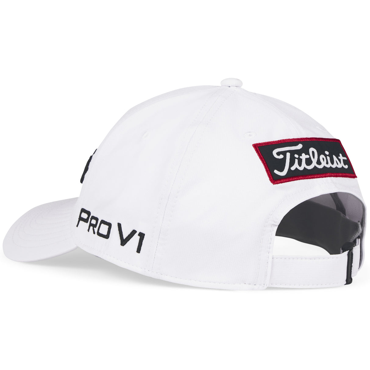 Titleist 2026 Tour Performance Herren Cap, Weiß / Schwarz - Golflaedchen.de