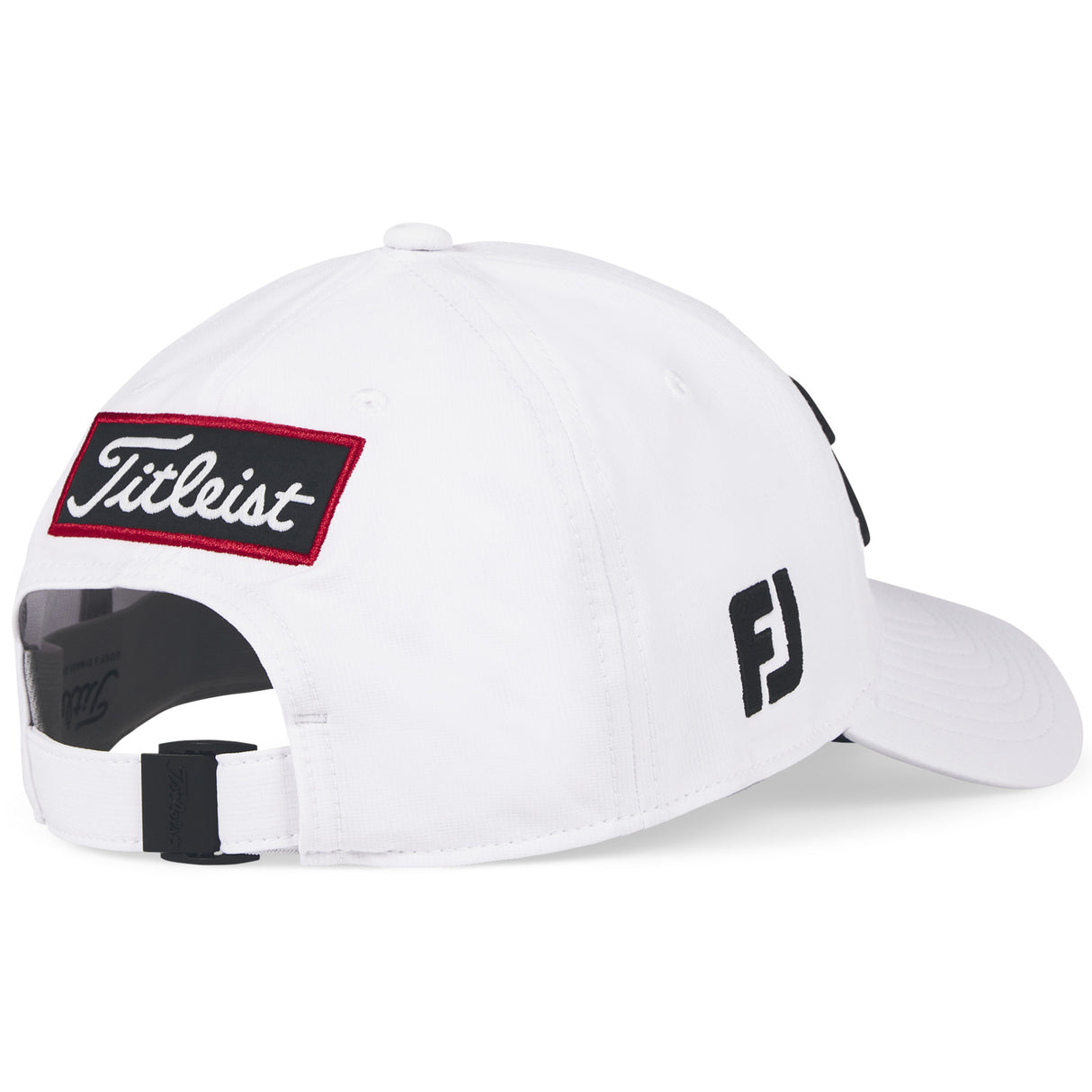 Titleist 2026 Tour Performance Herren Cap, Weiß / Schwarz - Golflaedchen.de