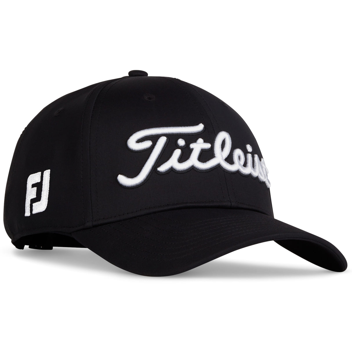 Titleist 2026 Tour Performance Herren Cap, Schwarz / Weiß - Golflaedchen.de
