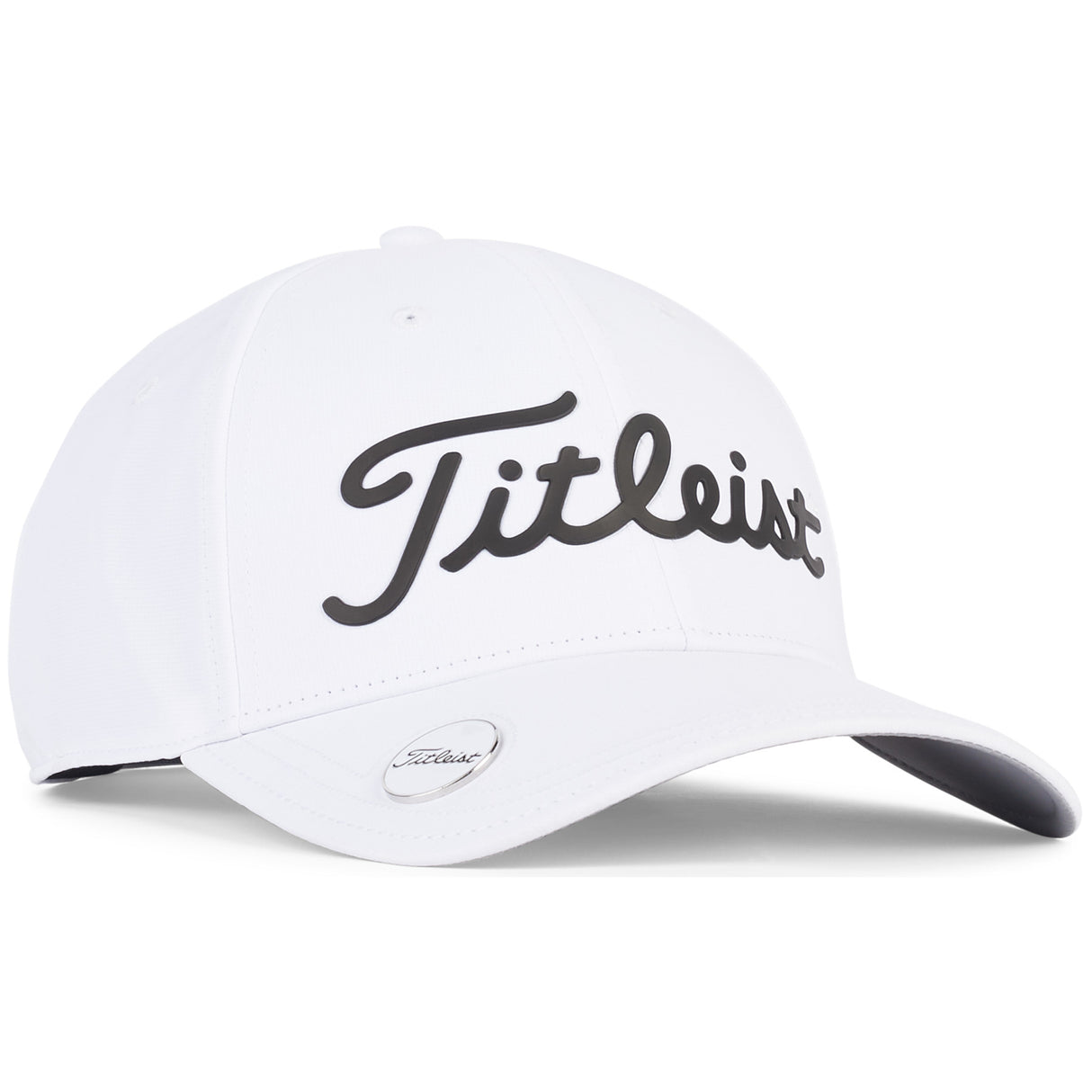 Titleist 2026 Players Performance Ball Marker Cap, Weiß / Schwarz - Golflaedchen.de