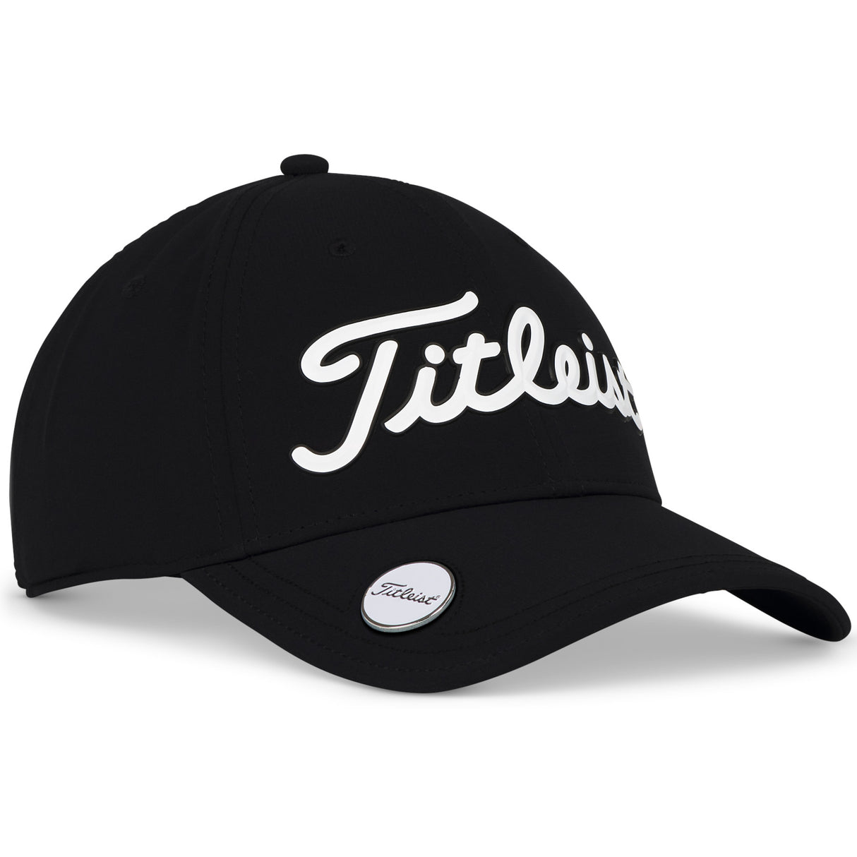 Titleist 2026 Players Performance Ball Marker Cap, Schwarz / Weiß - Golflaedchen.de