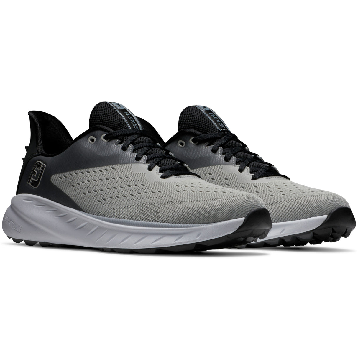FootJoy Flex XP Herren Golfschuhe, Grau / Weiß - Golflaedchen.de