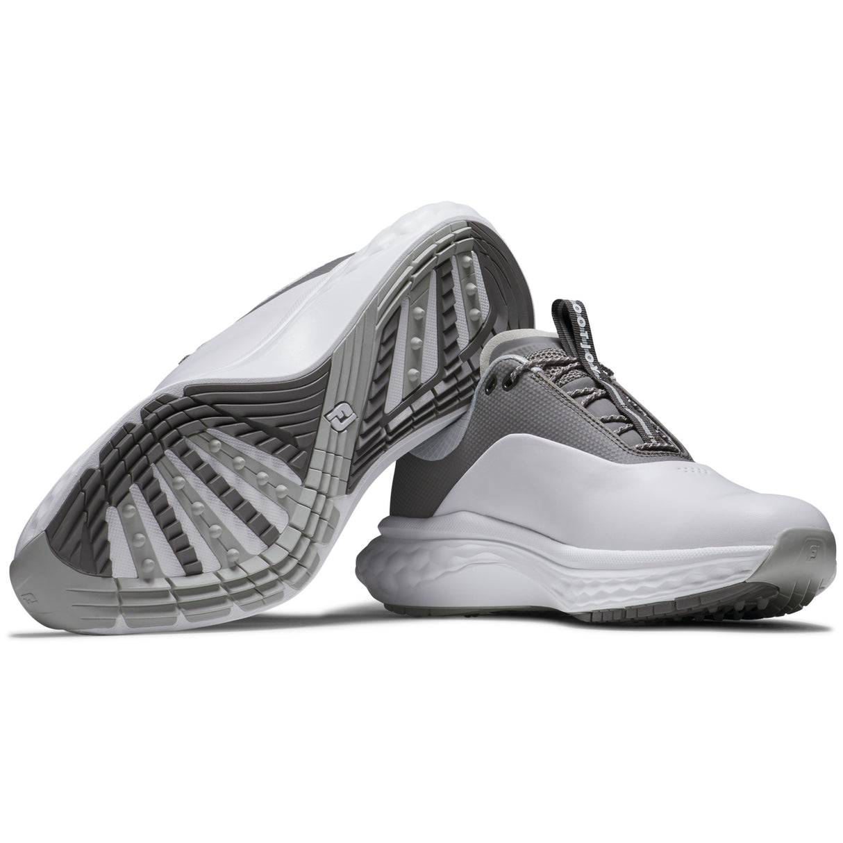 FootJoy Quantum Herren Golfschuhe, Weiß / Grau - Golflaedchen.de