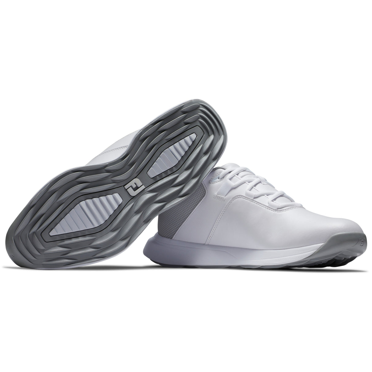 FootJoy Pro Lite Herren Golfschuhe, Weiß / Grau - Golflaedchen.de