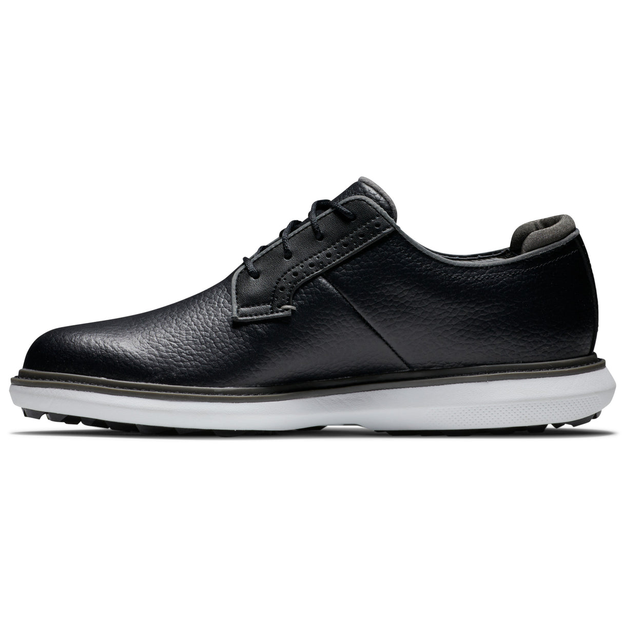 FootJoy 2026 Traditions SL Blucher Herren Golfschuhe, Schwarz / Weiß - Golflaedchen.de