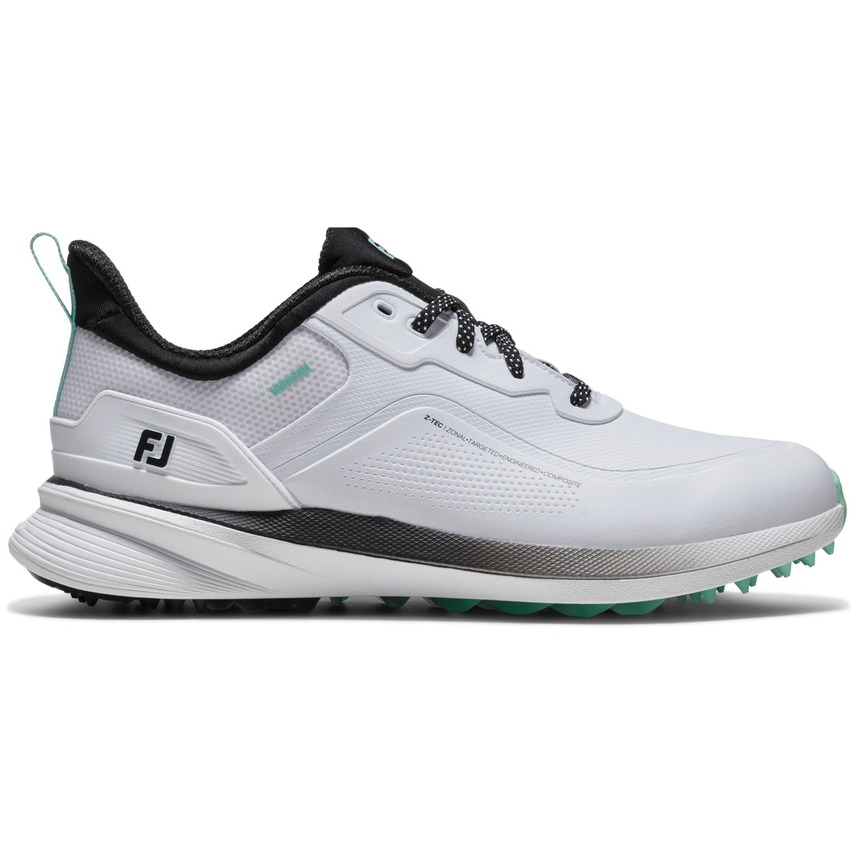 FootJoy 2026 Pro SL Herren Golfschuhe, Weiß / Schwarz - Golflaedchen.de