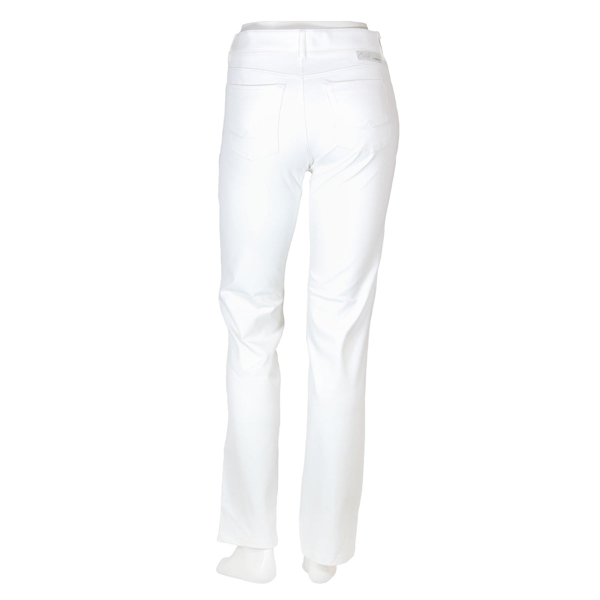 Alberto Golf Anja 3xDry Cooler Damen Golfhose, Weiß - Golflaedchen.de