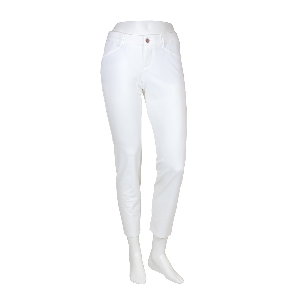 Alberto Mona 3xDry Cooler 7/8 Damen Golfhose, Weiß - Golflaedchen.de