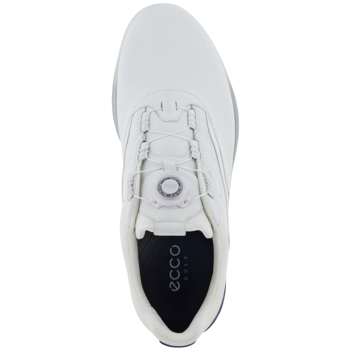 Ecco S - Three GTX BOA Herren Golfschuhe, Weiß / Blau - Golflaedchen.de