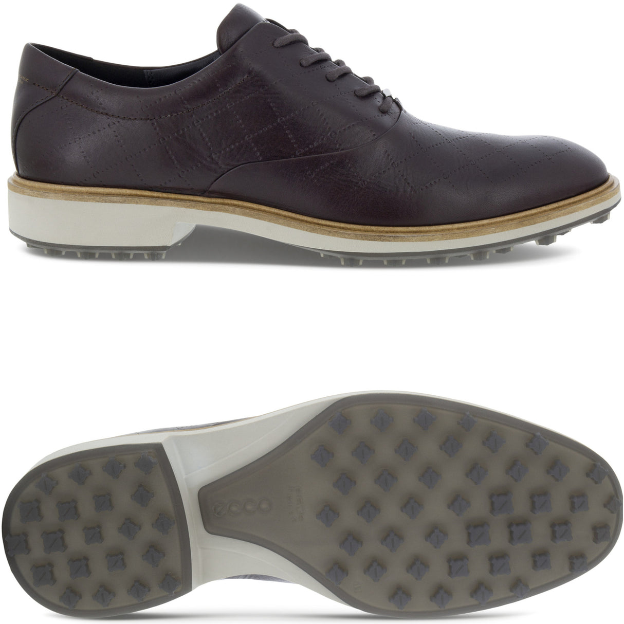 Ecco Golf Classic Hybrid Herren Golfschuhe, Braun - Golflaedchen.de