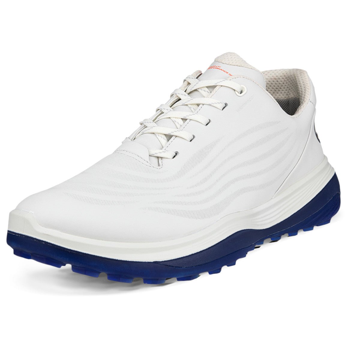 Ecco LT1 Herren Golfschuhe, Offwhite / Blau - Golflaedchen.de