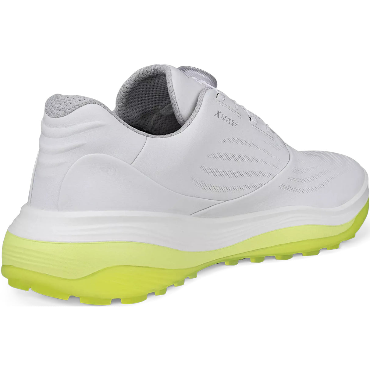 Ecco LT1 BOA Herren Golfschuhe, Offwhite / Gelb - Golflaedchen.de