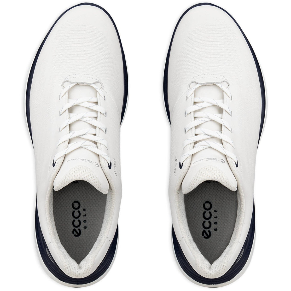 Ecco LT1 Herren Golfschuhe 2026, Weiß / Marine - Golflaedchen.de
