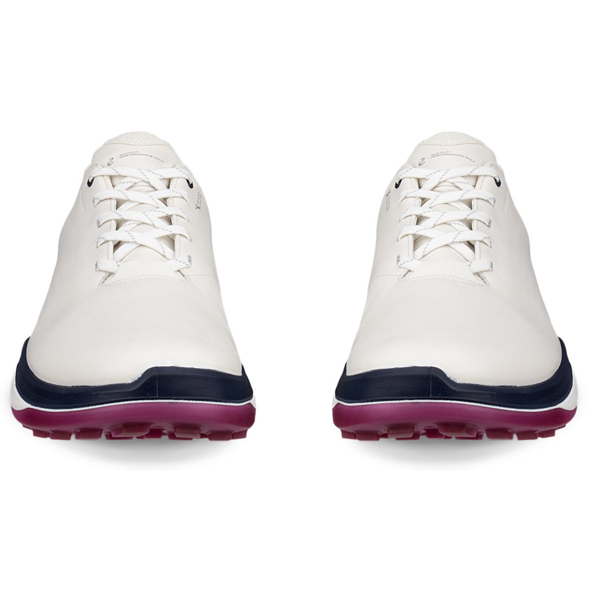 Ecco LT1 Herren Golfschuhe 2026, Weiß / Marine - Golflaedchen.de