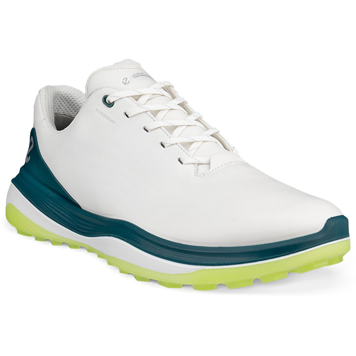 Ecco LT1 Herren Golfschuhe 2026, Weiß / Grün - Golflaedchen.de