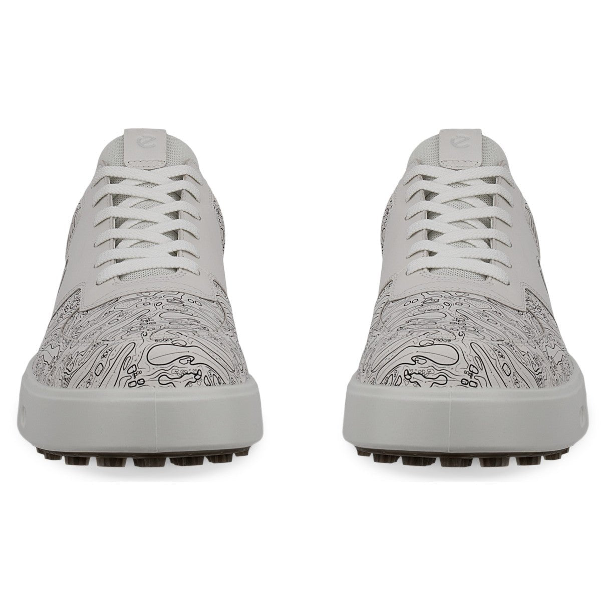Ecco Street 720 Herren Golfschuhe, Offwhite gemustert - Golflaedchen.de