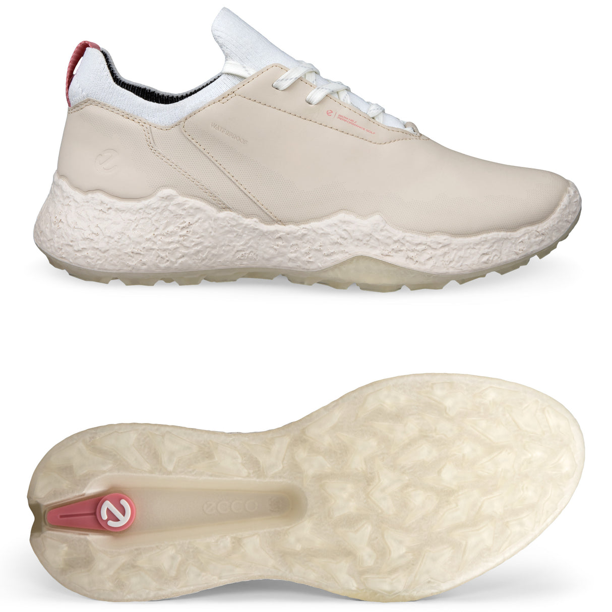 Ecco Biom H5 Damen Golfschuhe, Sandfarben - Golflaedchen.de